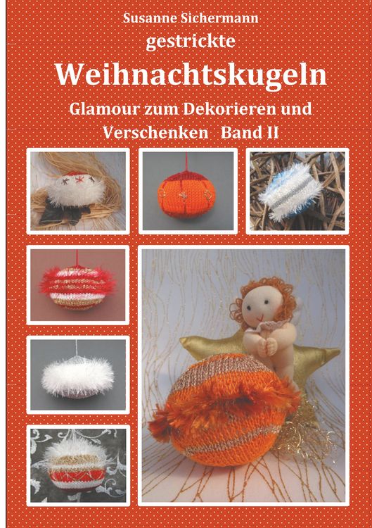 Produktbild: gestrickte Weihnachtskugeln