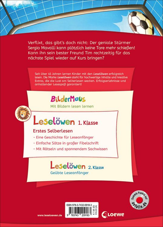 Produktbild: Lesel&ouml;wen 1. Klasse - Torschusspanik beim Wunderst&uuml;rmer