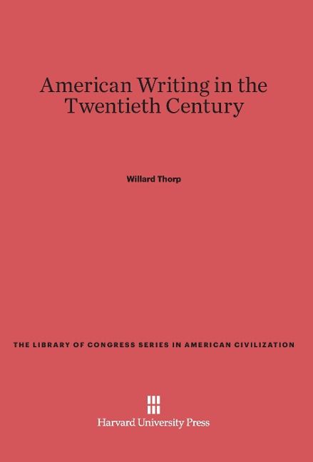 Produktbild: American Writing in the Twentieth Century