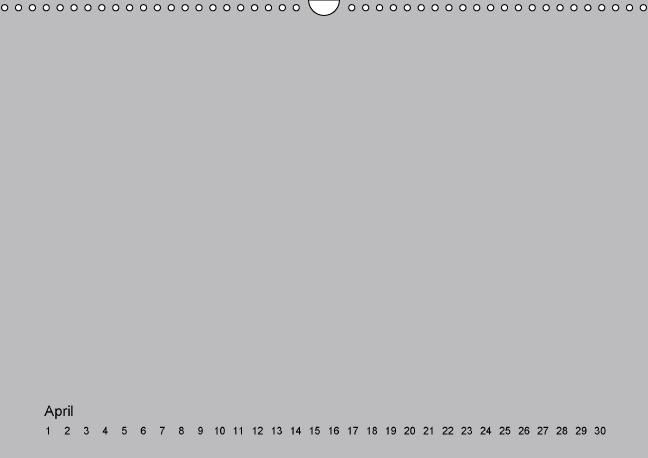 Produktbild: Geburtstags - Bastelkalender - Grau (Wandkalender immerw&auml;hrend DIN A3 quer)