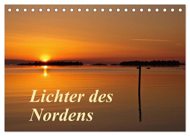 Produktbild: Lichter des Nordens (Tischkalender 2026 DIN A5 quer), CALVENDO Monatskalender