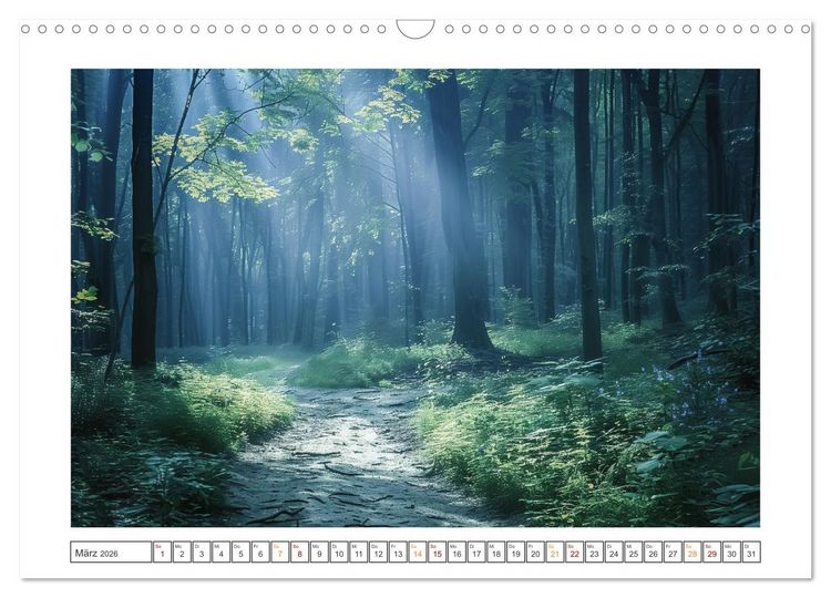Produktbild: Mystische Wege (Wandkalender 2026 DIN A3 quer), CALVENDO Monatskalender