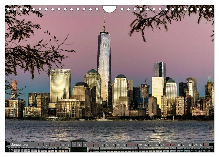 Produktbild: New York City Vibes (Wandkalender 2026 DIN A4 quer), CALVENDO Monatskalender