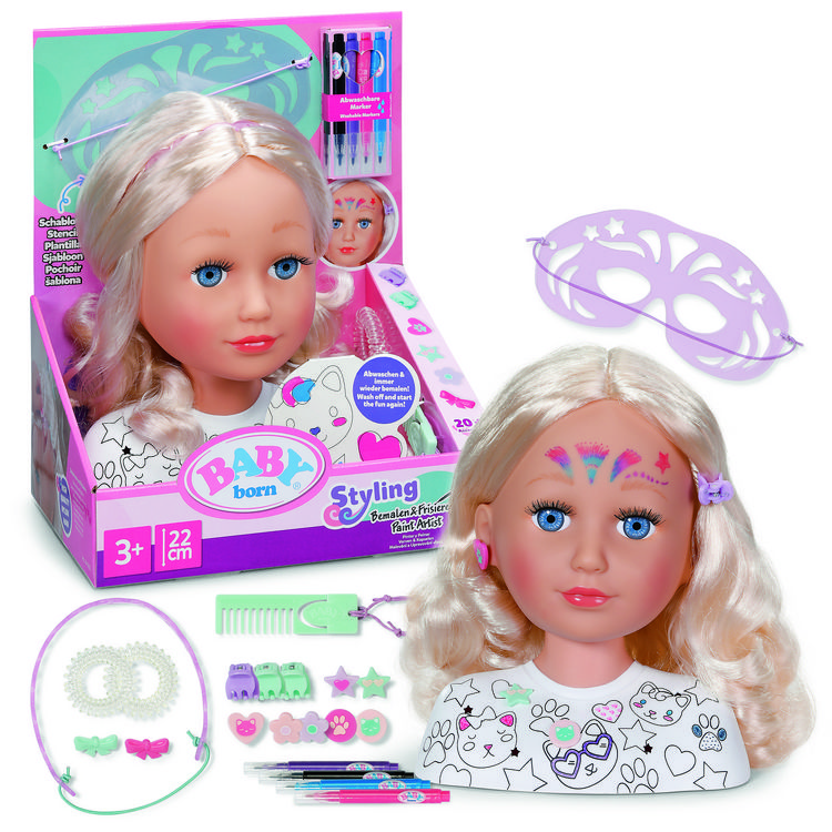 Produktbild: BABY born Stylingkopf Kreativ