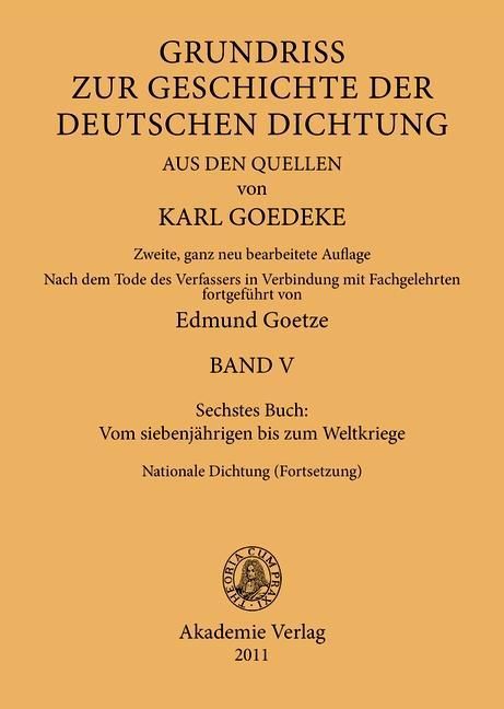 Produktbild: Sechstes Buch: Vom siebenj&auml;hrigen bis zum Weltkriege