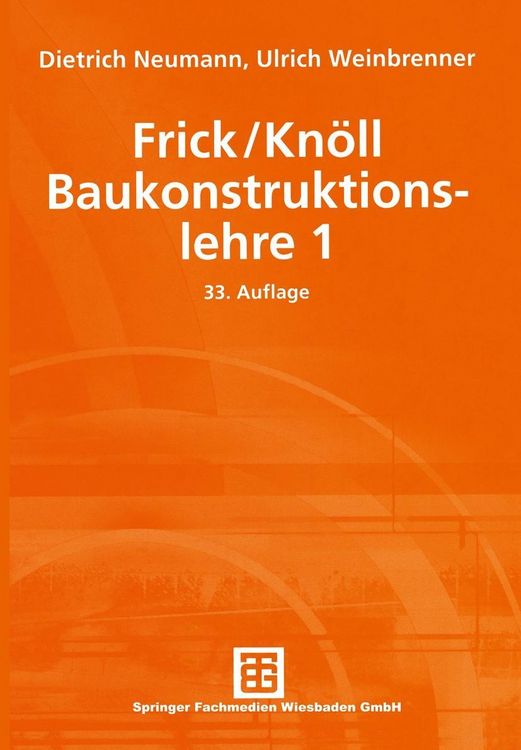 Produktbild: Frick/Kn&ouml;ll Baukonstruktionslehre 1