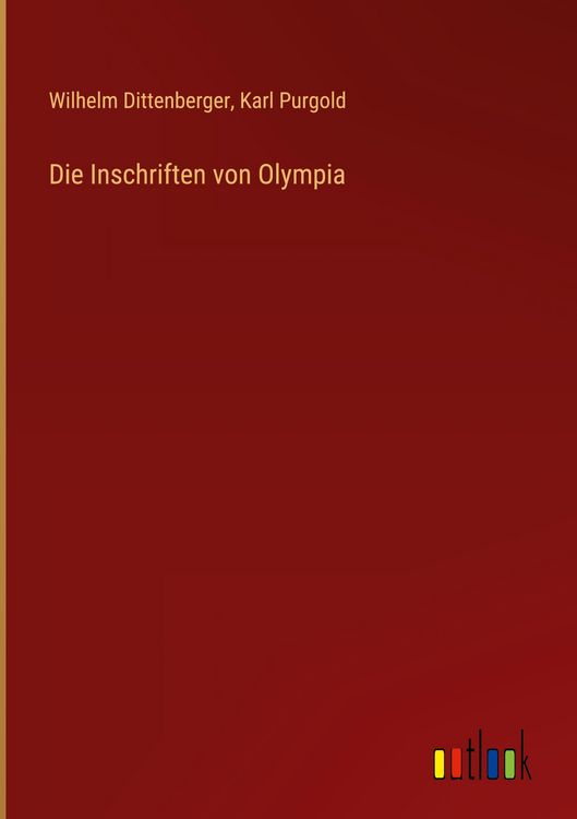 Produktbild: Die Inschriften von Olympia