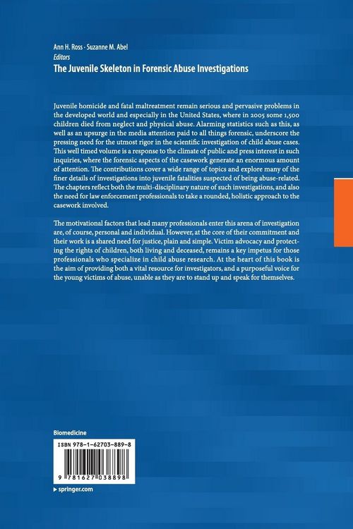 Produktbild: The Juvenile Skeleton in Forensic Abuse Investigations