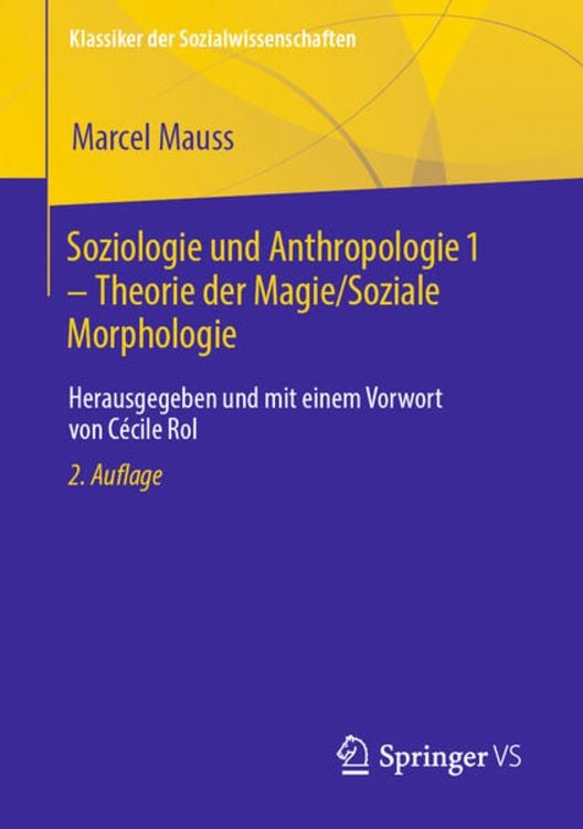 Produktbild: Soziologie und Anthropologie 1 – Theorie der Magie / Soziale Morphologie
