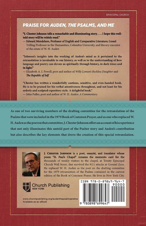 Produktbild: Auden, The Psalms, and Me