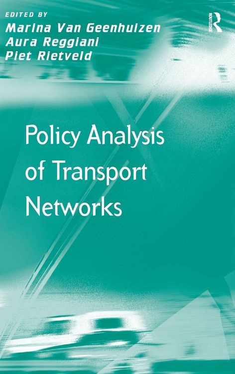 Produktbild: Policy Analysis of Transport Networks