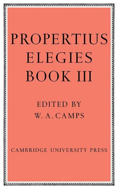 Produktbild: Elegies Bk 3 Camps