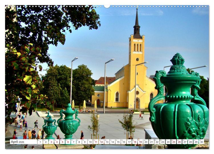 Produktbild: Tallinn City Tour (Wandkalender 2026 DIN A2 quer), CALVENDO Monatskalender