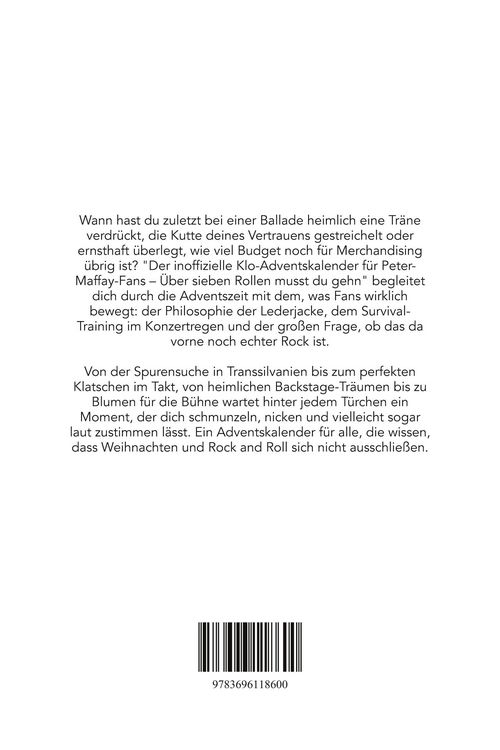 Produktbild: Der inoffizielle Klo-Adventskalender f&uuml;r Peter-Maffay-Fans