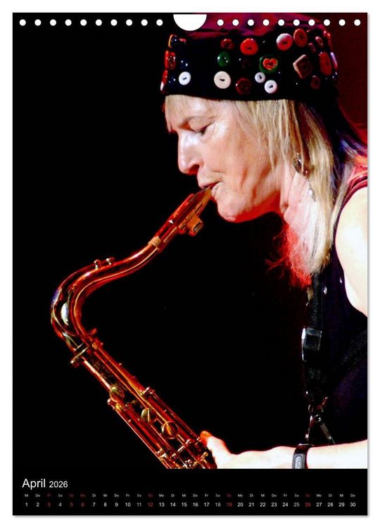 Produktbild: Jazz Frauen 2026 (Wandkalender 2026 DIN A4 hoch), CALVENDO Monatskalender