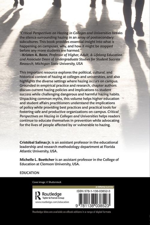 Produktbild: Critical Perspectives on Hazing in Colleges and Universities