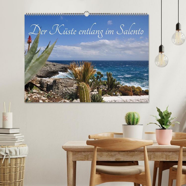 Produktbild: Der K&uuml;ste entlang im Salento (Wandkalender 2026 DIN A2 quer), CALVENDO Monatskalender