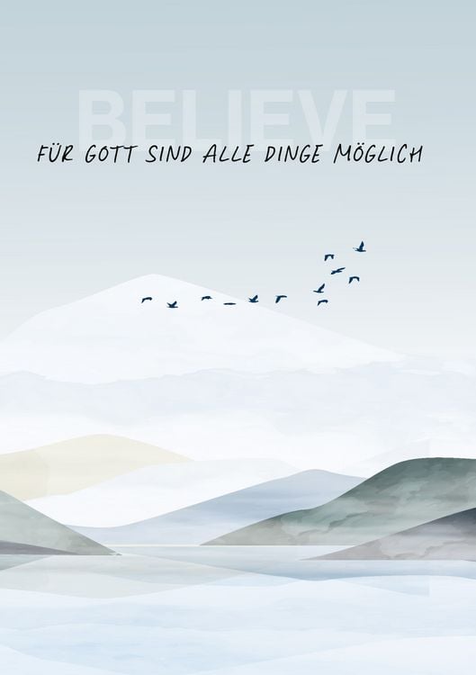 Produktbild: F&uuml;r Gott sind alle Dinge m&ouml;glich &ndash; Notizbuch