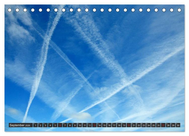 Produktbild: Sonne, Meer und Wolken (Tischkalender 2026 DIN A5 quer), CALVENDO Monatskalender