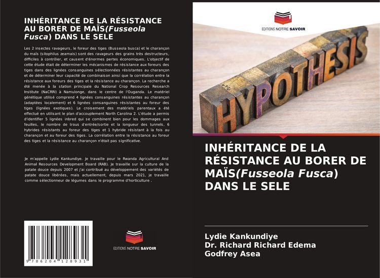 Produktbild: Inh&eacute;ritance De La R&eacute;sistance Au Borer De Ma&iuml;s(fusseola Fusca) Dans Le Sele