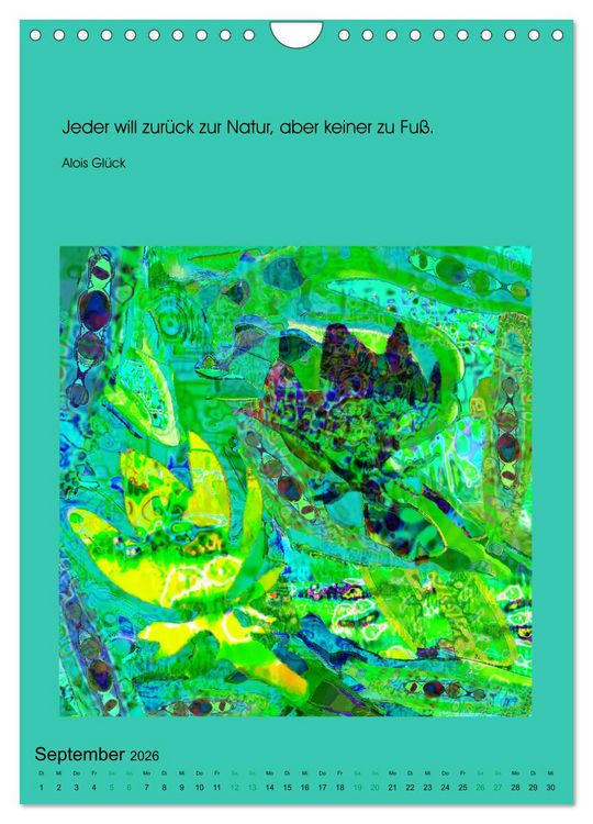 Produktbild: NaturVisionen (Wandkalender 2026 DIN A4 hoch), CALVENDO Monatskalender