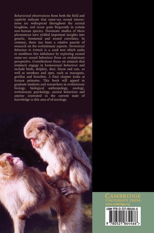 Produktbild: Homosexual Behaviour in Animals