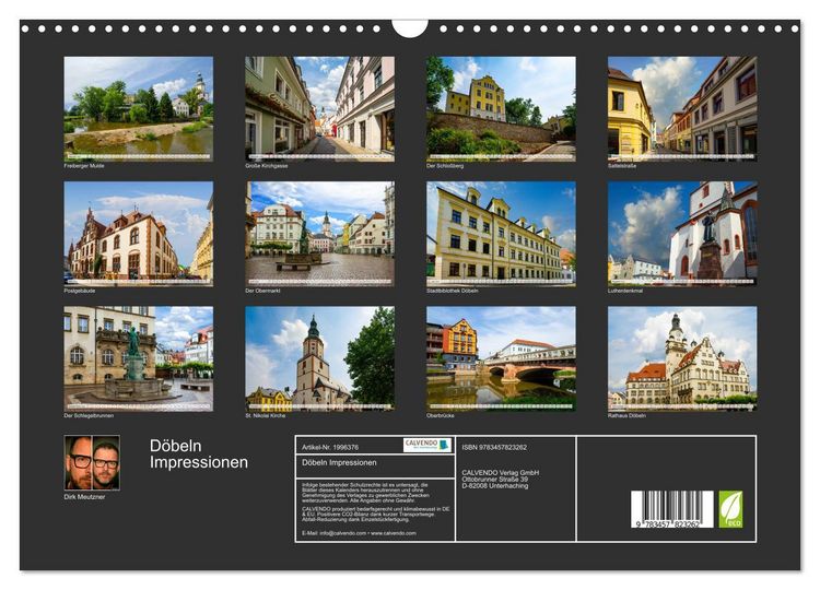 Produktbild: D&ouml;beln Impressionen (Wandkalender 2026 DIN A3 quer), CALVENDO Monatskalender