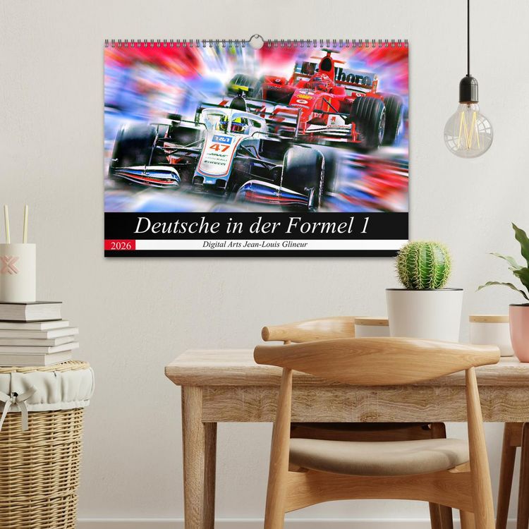 Produktbild: Deutsche in der Formel 1 (Wandkalender 2026 DIN A3 quer), CALVENDO Monatskalender