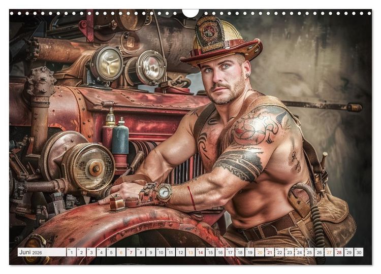 Produktbild: Feuerwehrm&auml;nner (Wandkalender 2026 DIN A3 quer), CALVENDO Monatskalender
