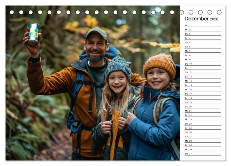 Produktbild: Der Geocaching Found it Kalender (Tischkalender 2026 DIN A5 quer), CALVENDO Monatskalender