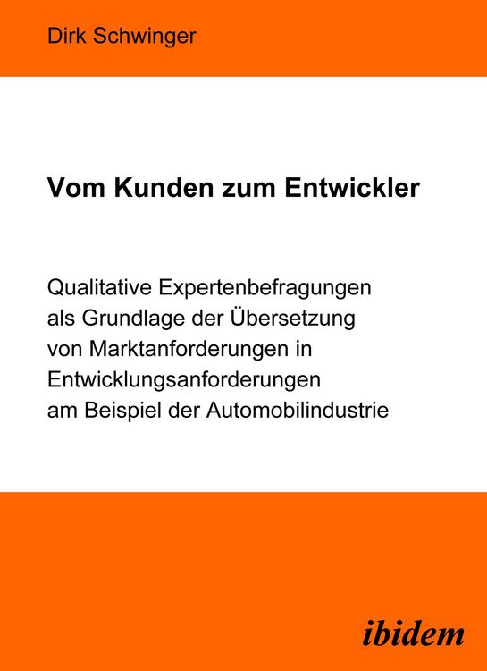 Produktbild: Vom Kunden zum Entwickler
