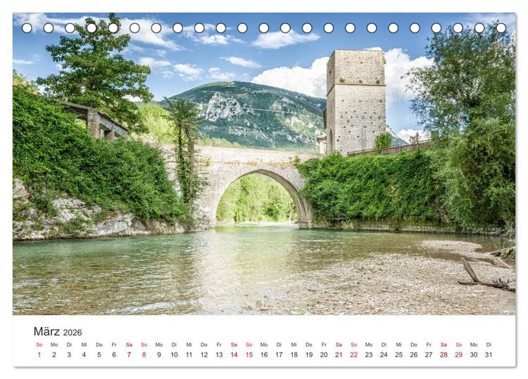 Produktbild: Die Marken - Italien wo es am sch&ouml;nsten ist (Tischkalender 2026 DIN A5 quer), CALVENDO Monatskalender
