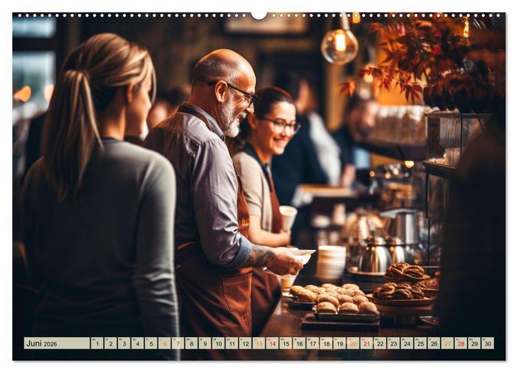 Produktbild: Mein Kaffee meine Bar (Wandkalender 2026 DIN A2 quer), CALVENDO Monatskalender