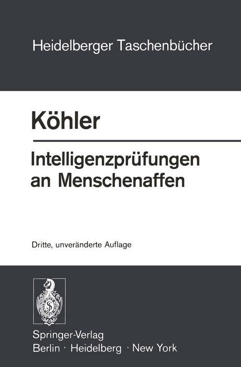 Produktbild: Intelligenzpr&uuml;fungen an Menschenaffen
