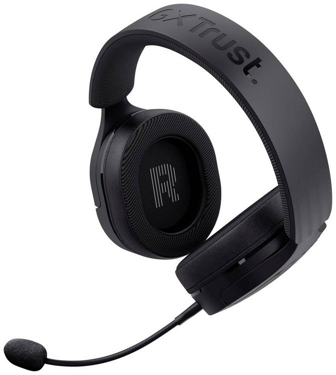 Produktbild: Trust GXT491 FAYZO Over Ear Headset Bluetooth&reg; Virtual Surround Schwarz Surround-Sound, Mikrofon-Stummschaltung, Lautst&auml;rkeregelung Gaming