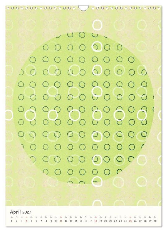 Produktbild: Punkt Punkt Punkt (Wandkalender 2027 DIN A3 hoch), CALVENDO Monatskalender