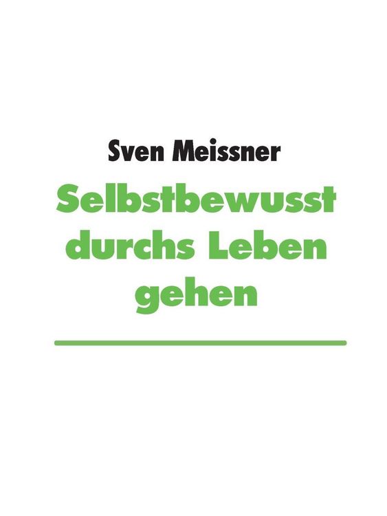 Produktbild: Selbstbewusst durchs Leben gehen