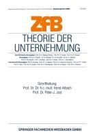 Produktbild: Theorie der Unternehmung