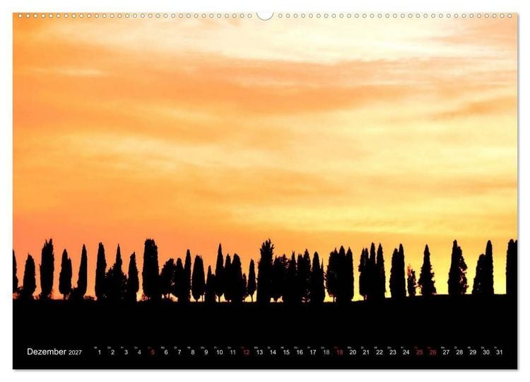 Produktbild: Toskana &ndash; Magie der Farben (Wandkalender 2027 DIN A2 quer), CALVENDO Monatskalender