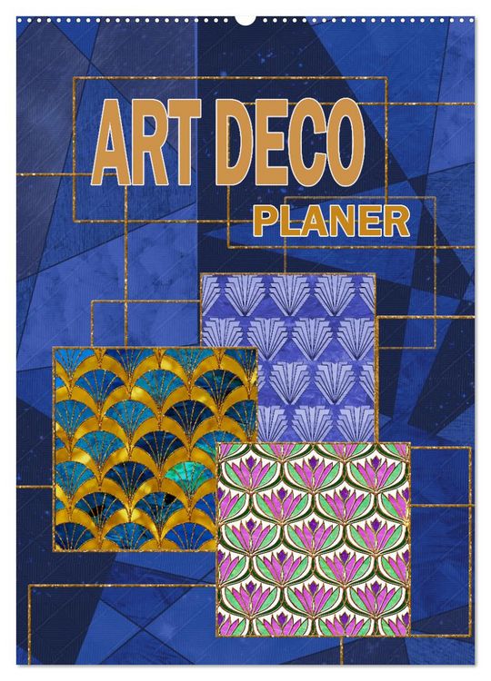 Produktbild: Art Deco Planer (Wandkalender 2026 DIN A2 hoch), CALVENDO Monatskalender
