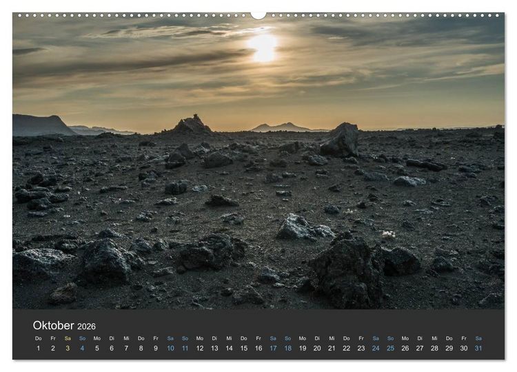 Produktbild: Island (hochwertiger Premium Wandkalender 2026 DIN A2 quer), Kunstdruck in Hochglanz