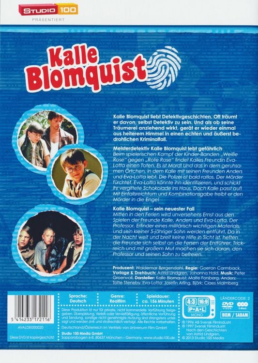Produktbild: Kalle Blomquist [2 DVDs]