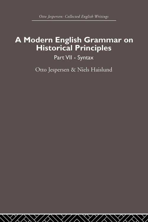 Produktbild: A Modern English Grammar on Historical Principles