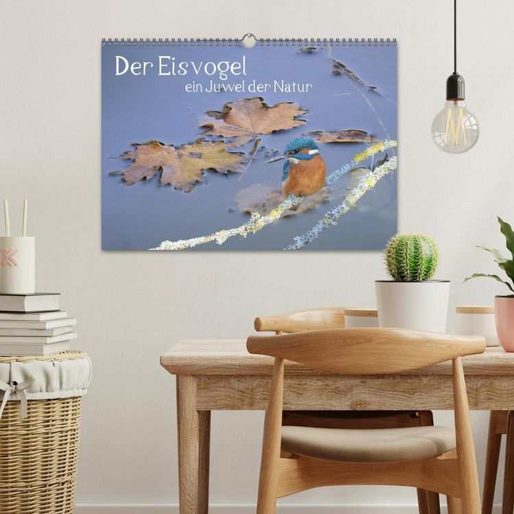 Produktbild: Der Eisvogel, ein Juwel der Natur (Wandkalender 2026 DIN A3 quer), CALVENDO Monatskalender