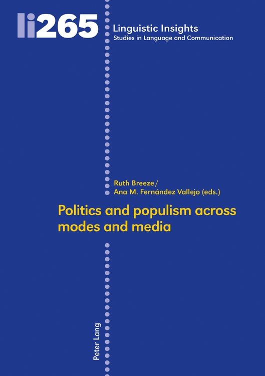 Produktbild: Politics and populism across modes and media