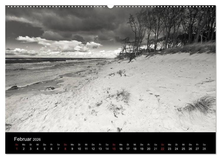 Produktbild: Strandspaziergang an der Ostsee (Wandkalender 2026 DIN A2 quer), CALVENDO Monatskalender