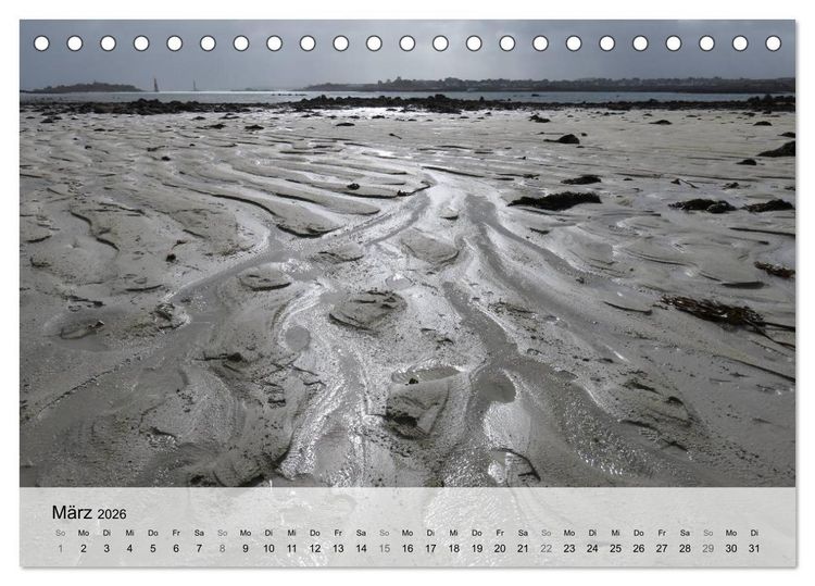Produktbild: Bretagne - Wildnis Finist&egrave;re (Tischkalender 2026 DIN A5 quer), CALVENDO Monatskalender