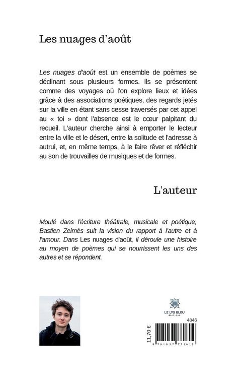 Produktbild: Bastien Zeim&egrave;s: Nuages d'ao&ucirc;t