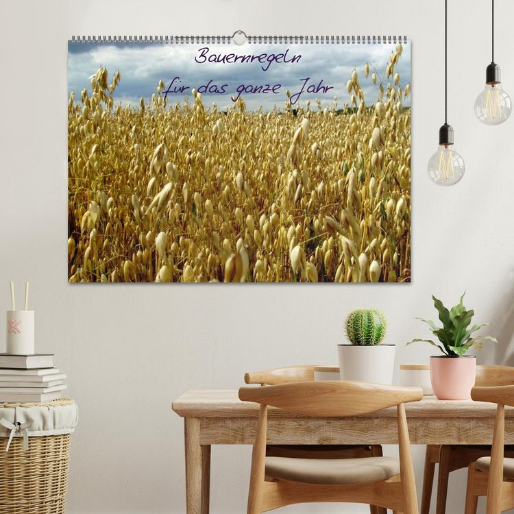 Produktbild: Bauernregeln f&uuml;r das ganze Jahr (Wandkalender 2026 DIN A2 quer), CALVENDO Monatskalender
