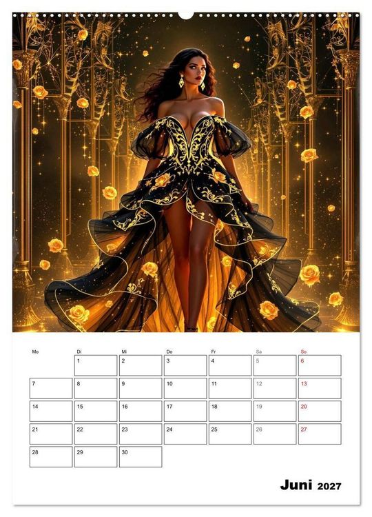 Produktbild: Kleider aus Licht (Wandkalender 2027 DIN A2 hoch), CALVENDO Monatskalender
